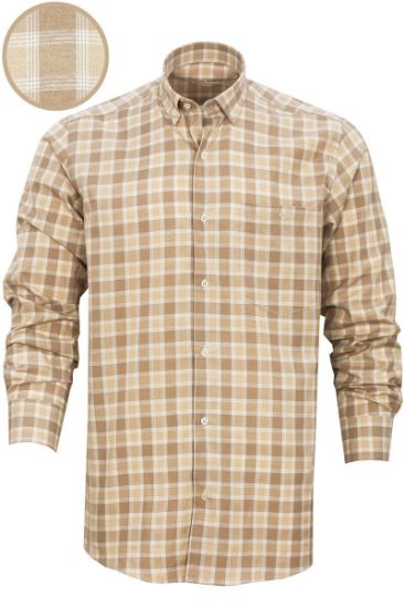 Globtan | Shop the Men's Light Brown Classic Cut Shirt with