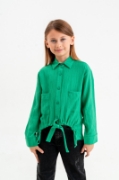Picture of CEMIX Girl Cotton Shirt - Green