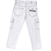 Picture of Versatile Unisex White Pants with Functional Pockets