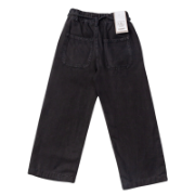 Picture of Girls' Relaxed Fit Cotton Casual Trousers with Drawstring Waist and Large Front Pockets