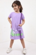 Picture of ToonToy Girls' Lavender Bunny Dress
