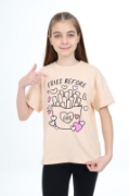 Picture of TOONTOY Girls T-Shirt - Beige 