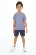 Picture of ToonToy Boys' Purple Set ( Shirt and Short)