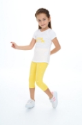 Picture of ToonToy "Little Bloom" Yellow Polka Dot Capri Set