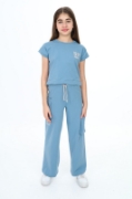 Picture of TOONTOY Girls Loungewear Set - Blue