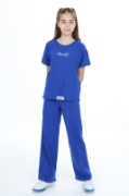 Picture of ToonToy Girls' Royal Blue Inspirational Tracksuit
