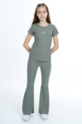 Picture of  TOONTOY Girls Loungewear Set - Green