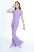 Picture of TOONTOY Girls Loungewear Set - Purple 