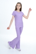 Picture of TOONTOY Girls Loungewear Set - Purple 