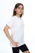 Picture of ToonToy white  coton Tee for girls