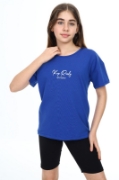 Picture of ToonToy Girls' Royal Blue "Keep Ready" Signature Tee