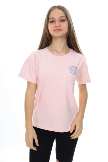 Picture of ToonToy Girls' "We are the Future" Pink Floral Tee