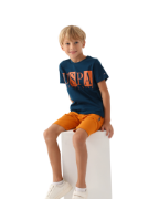 Picture of US Polo - Nautical Erkek Çocuk Bermuda Pijama Takımı