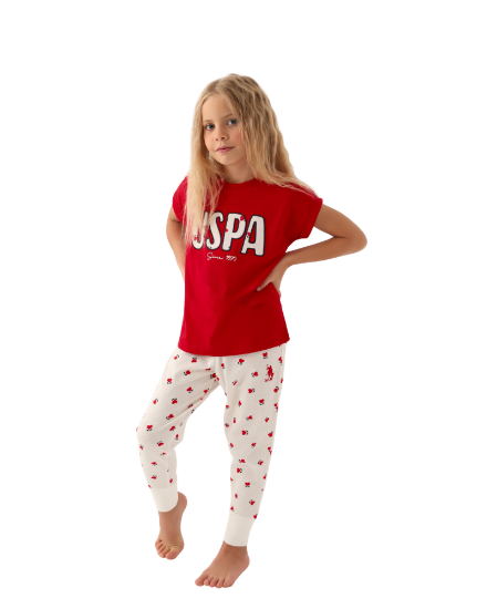Picture of US Polo- Kız Çocuk İki Parça Pijama Takımı