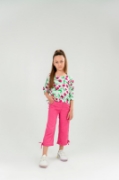 Picture of CEMIX Girl Two-Piece Set (Pant and Shirt) - Lilac, Green, and Pink