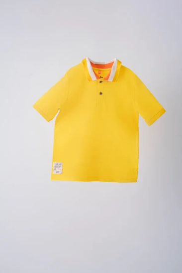 Picture of Moi Noi T-Shirt Polo Yaka Sarı